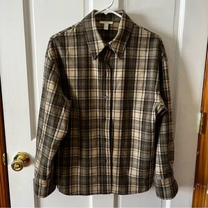 COS Wool Flannel Button Down Shirt